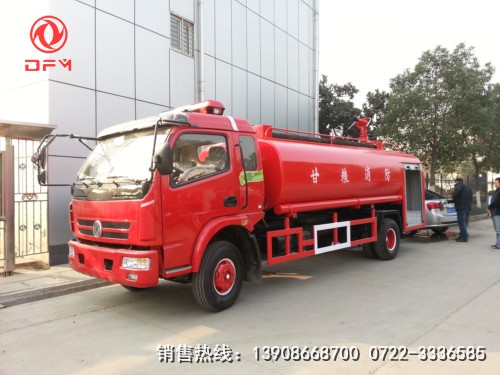 東風(fēng)一排半駕駛室糧庫(kù)消防車(chē)